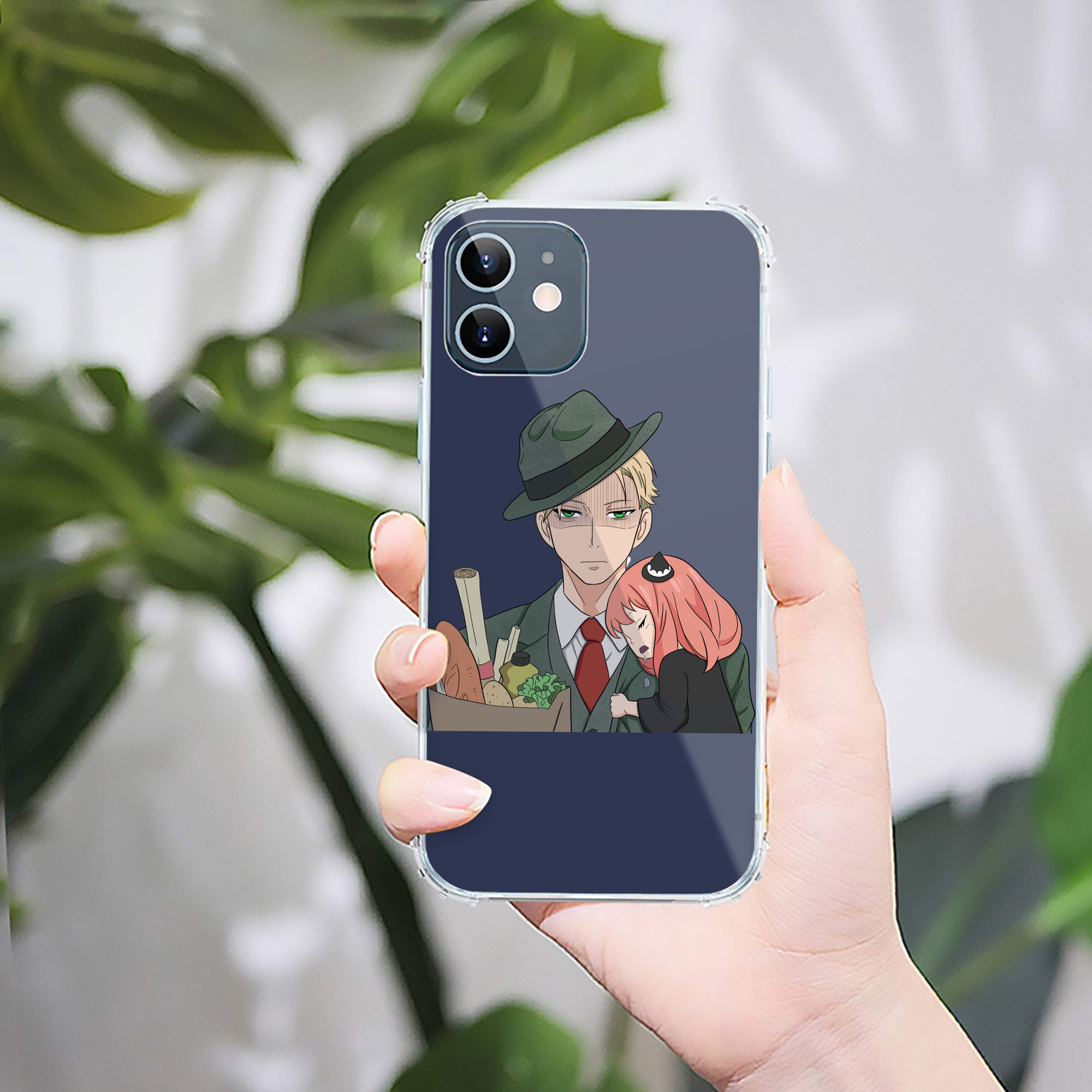 （画像用） SPY×FAMILY间谍家家酒 【iPhone 12シリーズ対応】透明スマホケース（クリアソフトケース）